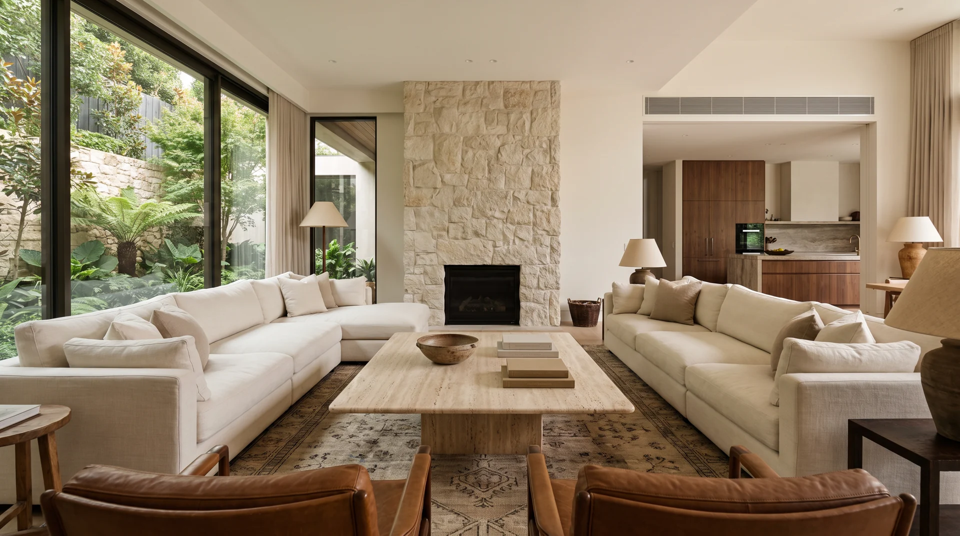 A light-filled living space from the Southlight sample property collection.